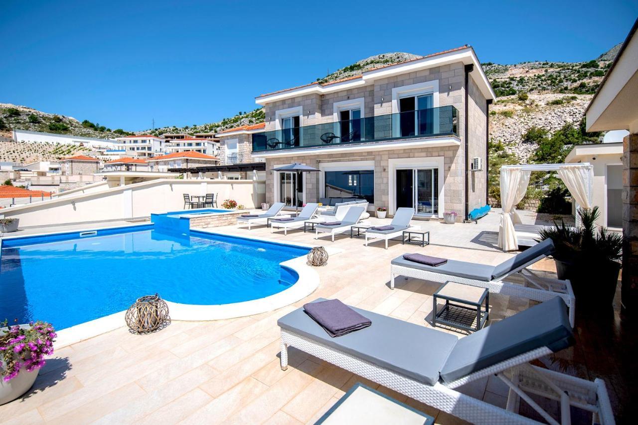 Luxury Villa Miriam With Private Pool And Jet Pool Near Dubrovnik Ivanica 외부 사진