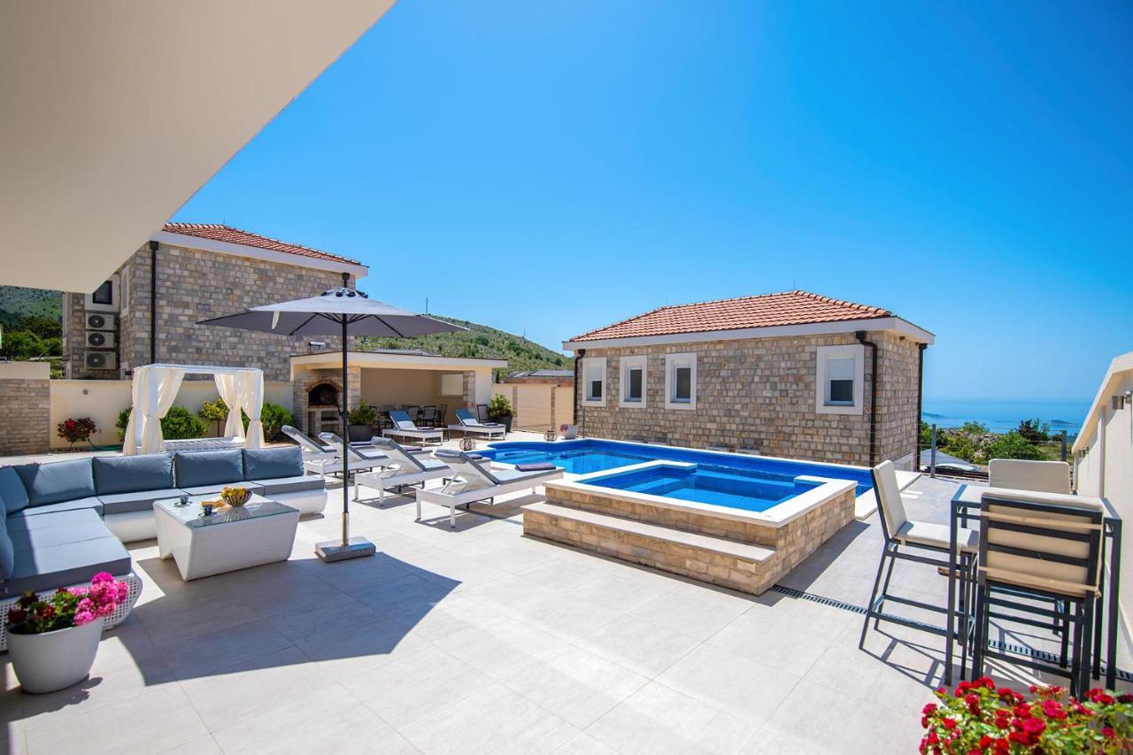 Luxury Villa Miriam With Private Pool And Jet Pool Near Dubrovnik Ivanica 외부 사진