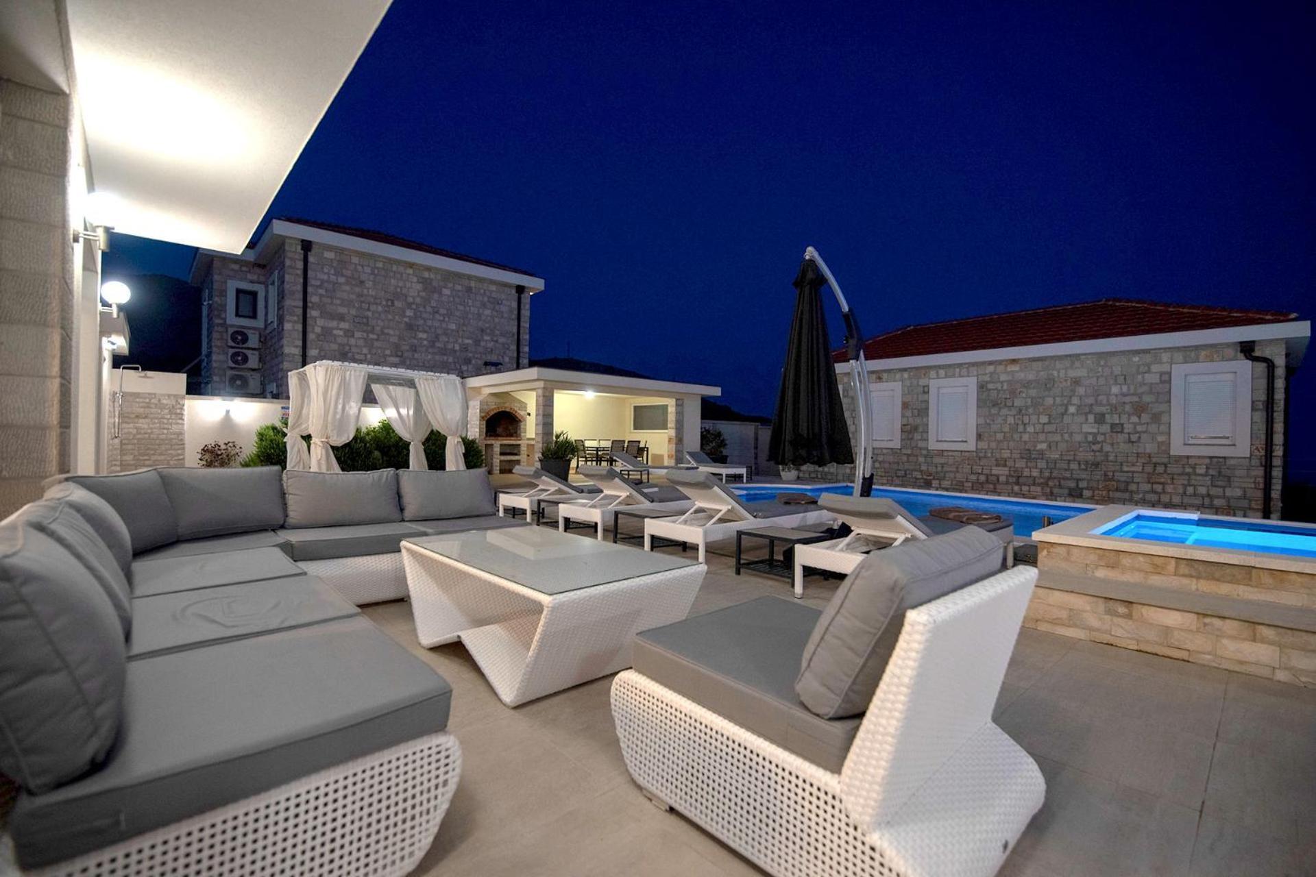 Luxury Villa Miriam With Private Pool And Jet Pool Near Dubrovnik Ivanica 외부 사진
