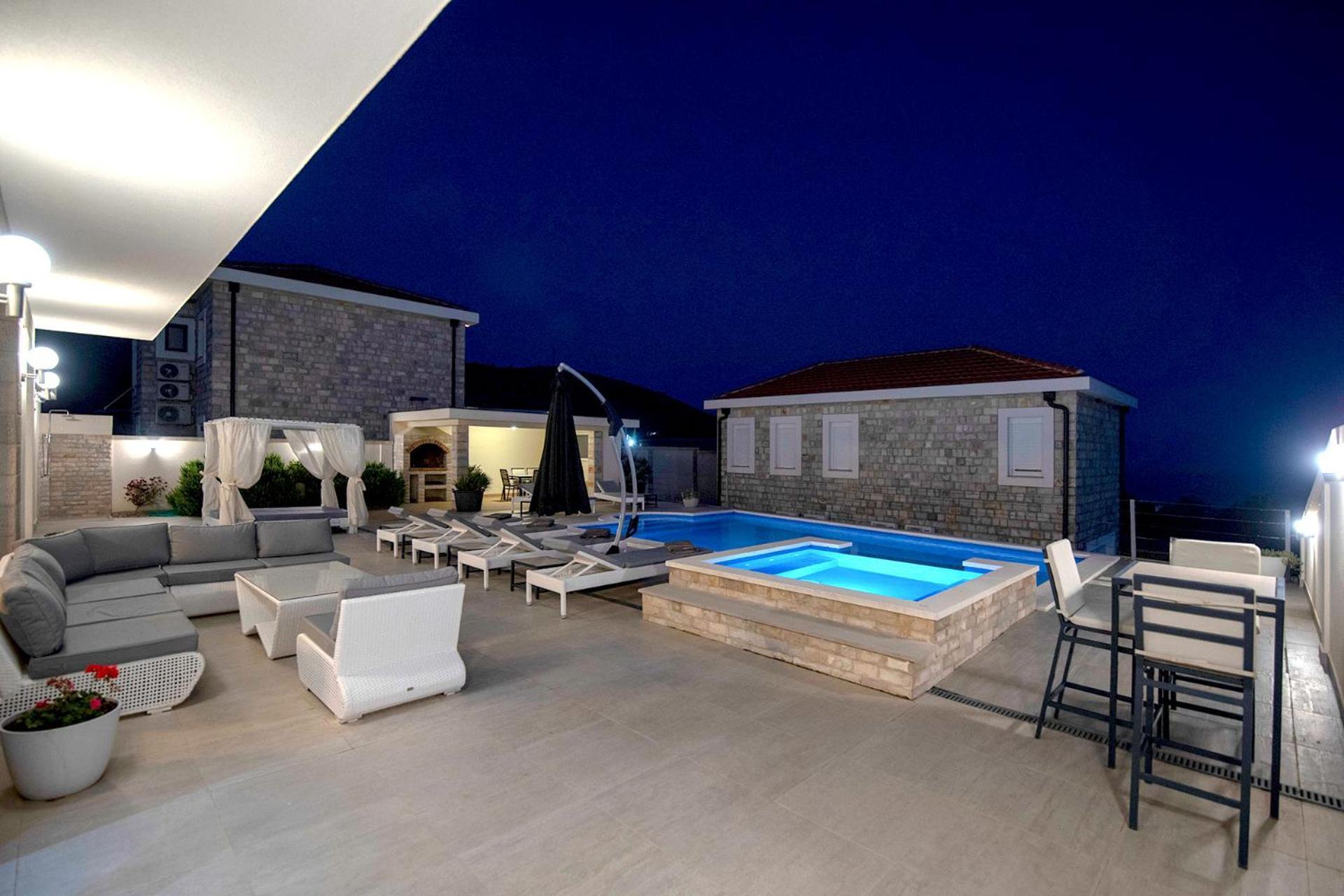 Luxury Villa Miriam With Private Pool And Jet Pool Near Dubrovnik Ivanica 외부 사진
