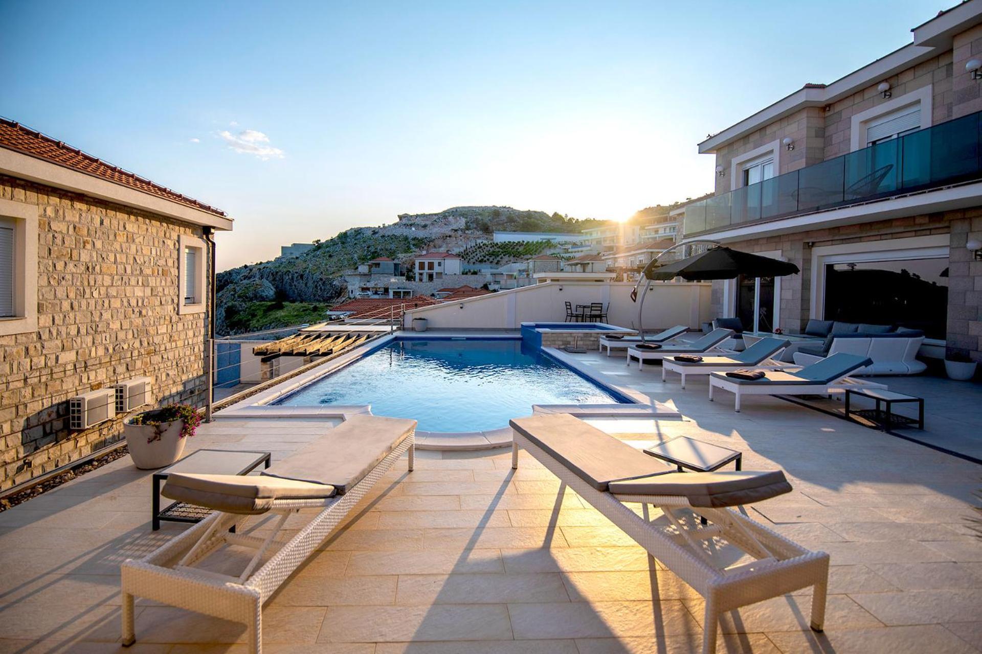Luxury Villa Miriam With Private Pool And Jet Pool Near Dubrovnik Ivanica 외부 사진